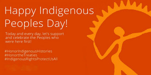  Happy Indigenous Peoples' dag (October 12, 2020)