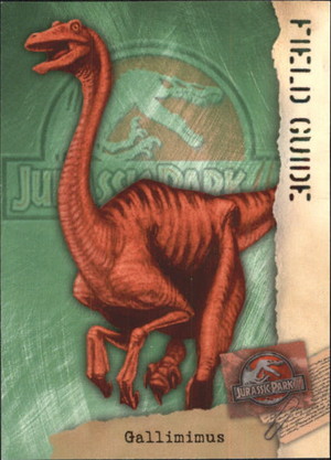  Jurassic Park III Field Guide: Gallimimus