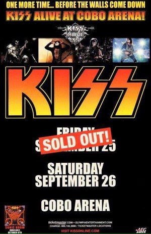 KISS ~Detroit, Michigan...September 26, 2009 (Sonic Boom Tour) 