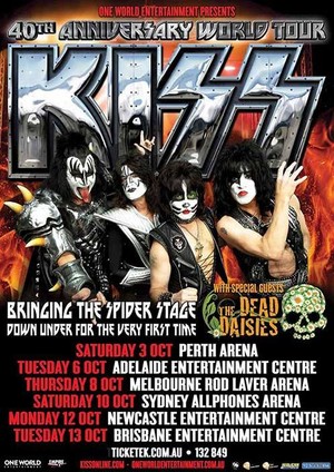  KISS ~Perth, Australia...October 3, 2015 (40th Anniversary World Tour)