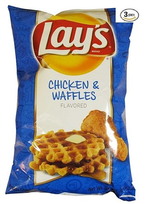 Lay's chicken and waffles 
