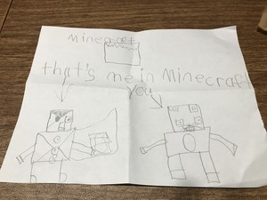 Liam’s Minecraft Drawing