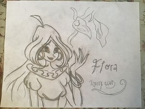  My attempt to draw Flora