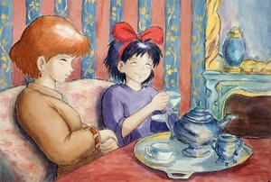  Nausicaä and Kiki having tè