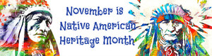  November is Native American Heritage mwezi (profile banners)