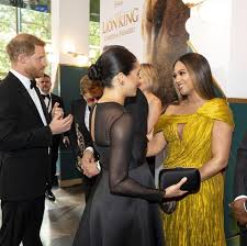  Prince Harry And Megan Markle 2019 ডিজনি Premiere Of The Lion King
