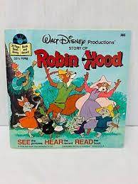 Robin Hood Storybook And Record Set