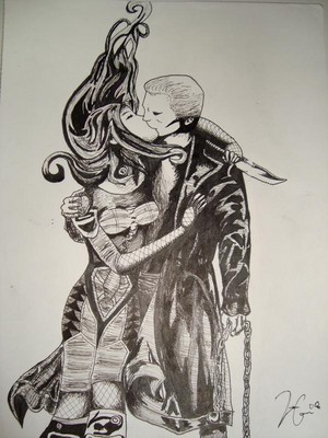  Spike/Illyria Drawing