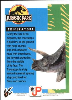  Topps Jurassic Park: Triceratops