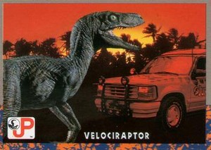  Topps Jurassic Park: Velociraptor