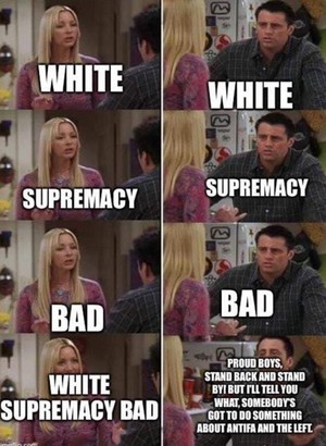  Trump condemning white supremacy like