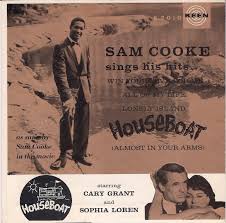  Vintage 1958 Sam Cooke Promo Ad For 1958 Film, rumah bot, houseboat, rumah perahu