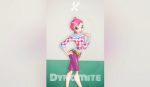  Winx Club Tecna - 防弹少年团 'Dynamite'poster