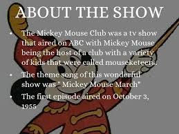 Facts Pertaining To The Mickey Mouse Club