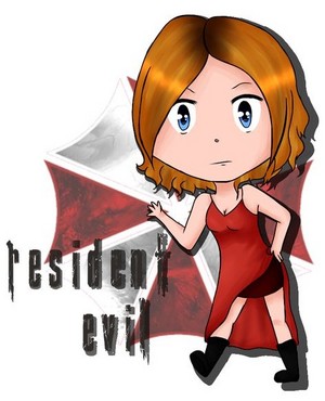  Alice Resident Evil fã Art