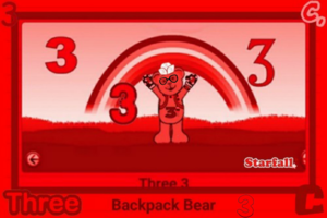  Backpack menanggung, bear