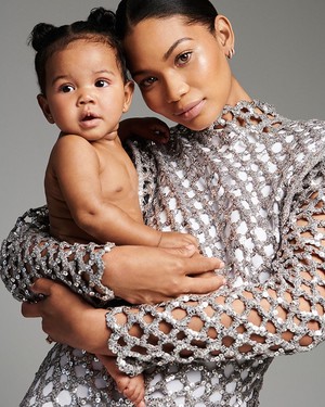  Chanel Iman and her daughter