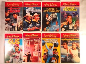 Classic Disney Films On Videocassette