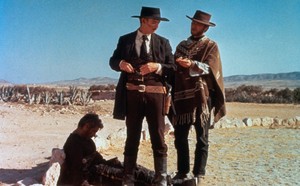  Clint Eastwood and Lee furgone, van Cleef in For a Few Dollars più