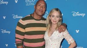  Dwayne Johnson And Emily Blunt डिज़्नी Expo 23