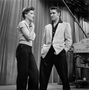  Elvis And Debra Paget The Milton Berle mostrar 1956