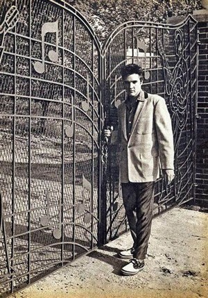  Elvis At Graceland Gates 🧡