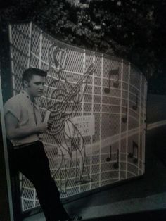  Elvis At Graceland Gates 🧡