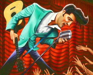  Elvis Presley Caricature