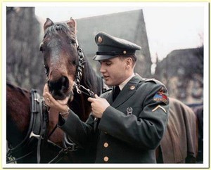  Elvis With cavalos 🌹