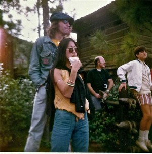  John Lennon And Mary Pang Visiting Disneyland