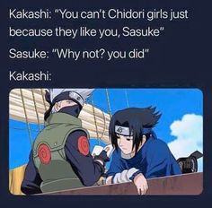  카카시 선생님 and sasuke
