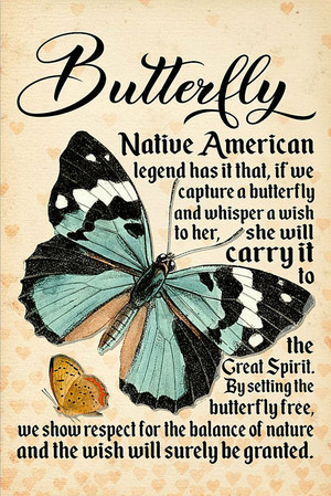  Native American farfalla Legend ♡🦋♡