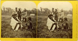  Ojibwe Wedding (FDL Historical Society Photos)