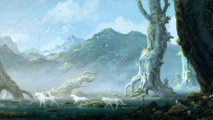  Princess Mononoke Hintergrund