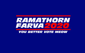  Ramrod 2020 Wallpaper: 你 Better Vote Meow