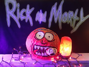 Rick & Morty quả bí ngô, bí ngô