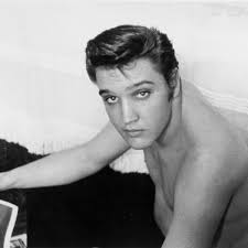 Sexy Elvis With No Shirt On