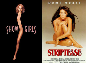 Showgirls vs Striptease - Hot and Sexy Original Posters