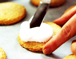  Snowman cookies, biskut ⛄