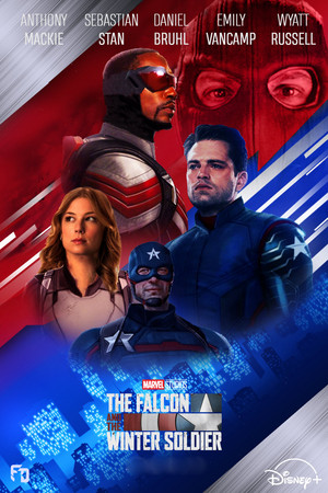  The faucon and The Winter Soldier || fan Poster