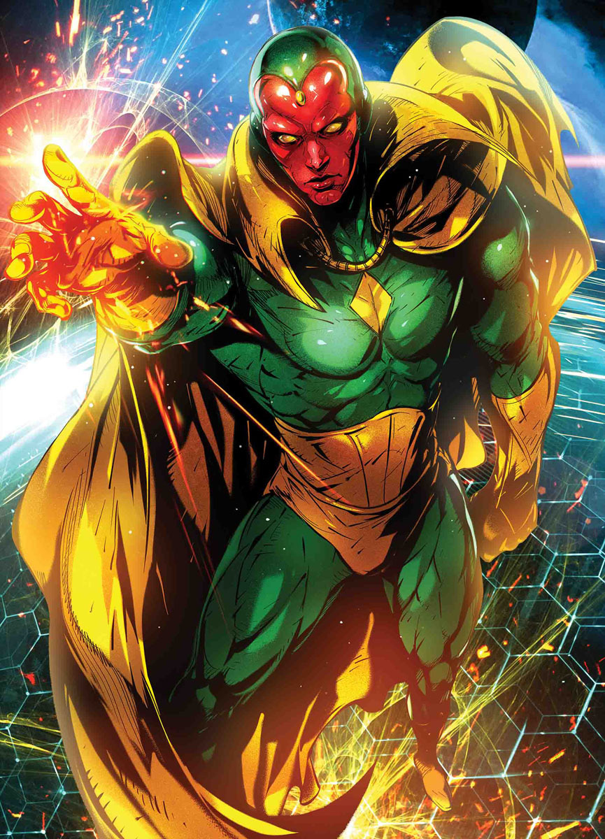Vision || Marvel Battle Lines Variant Covers - Super Heroes Collection (Art by Yoon Lee) 
