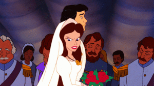  Walt Disney Gifs - The Wedding Guests, Vanessa & Prince Eric