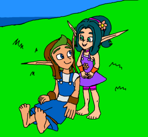  Young Jak and Keira Hagai First met. (Jak and Daxter)