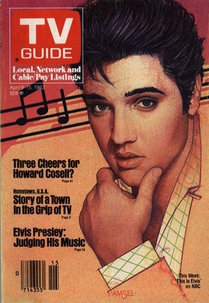  Elvis In The Cover Of TV Guide