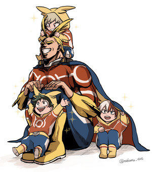  all might and kids