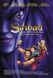  Movie Poster 2003 Disney Cartoon, Sinbad: Legend Of The Seven Seas