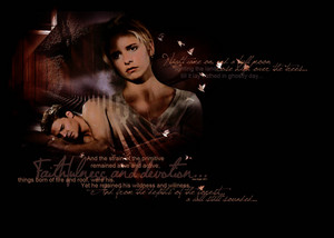  Buffy/Angel karatasi la kupamba ukuta - Faithfulness And Devotion