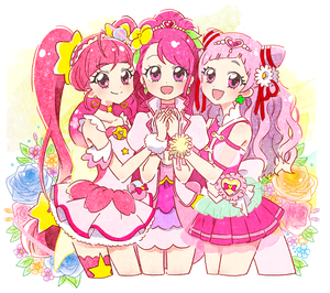  Cure Star, Cure Grace and Cure Yell