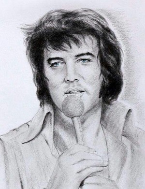  Elvis Drawing 💛