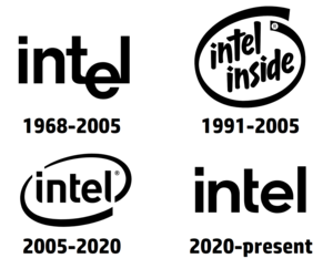  Intel Logo History 2